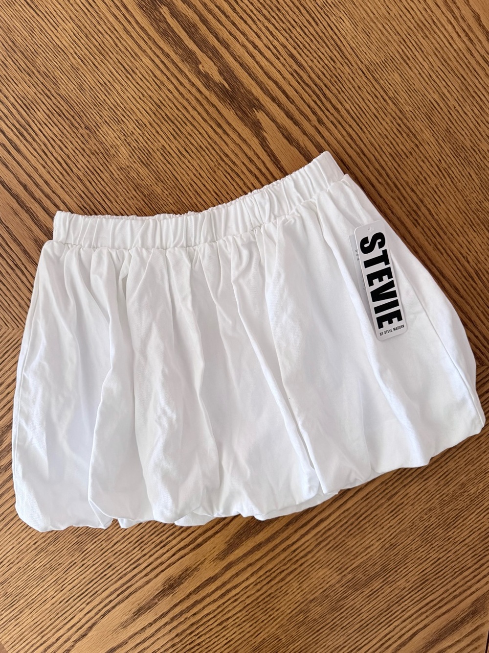 STEVIE by Steve Madden Bubble Skirt - White - Picture 1 of 6